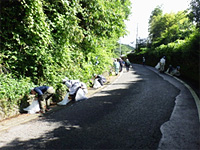 柳島区湯船区清掃活動