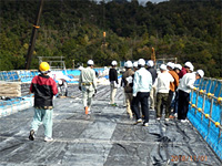 国道１７８号（岩美道路）橋梁床版工事（浦富高架橋）（補助）　現場見学会