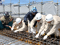 山北高架橋工事　現場見学会